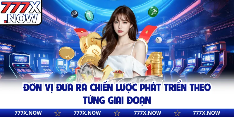 Đơn vị đưa ra chiến lược phát triển theo từng giai đoạn