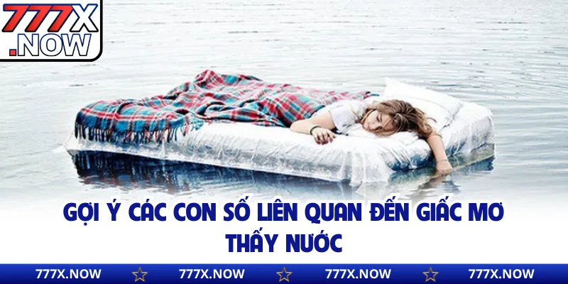 Gợi ý các con số liên quan đến giấc mơ thấy nước